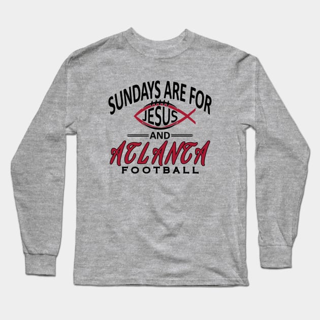 Atlanta Pro football - Vintage Sundays Long Sleeve T-Shirt by FFFM